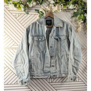 URBAN OUTFITTERS BDG Men's Jean Jacket Denim Distressed Light Wash Size XS